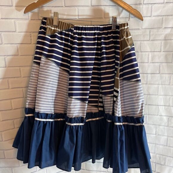 Pitchfork Brand VTG Stripe Western Circle Skirt - Picture 4 of 6